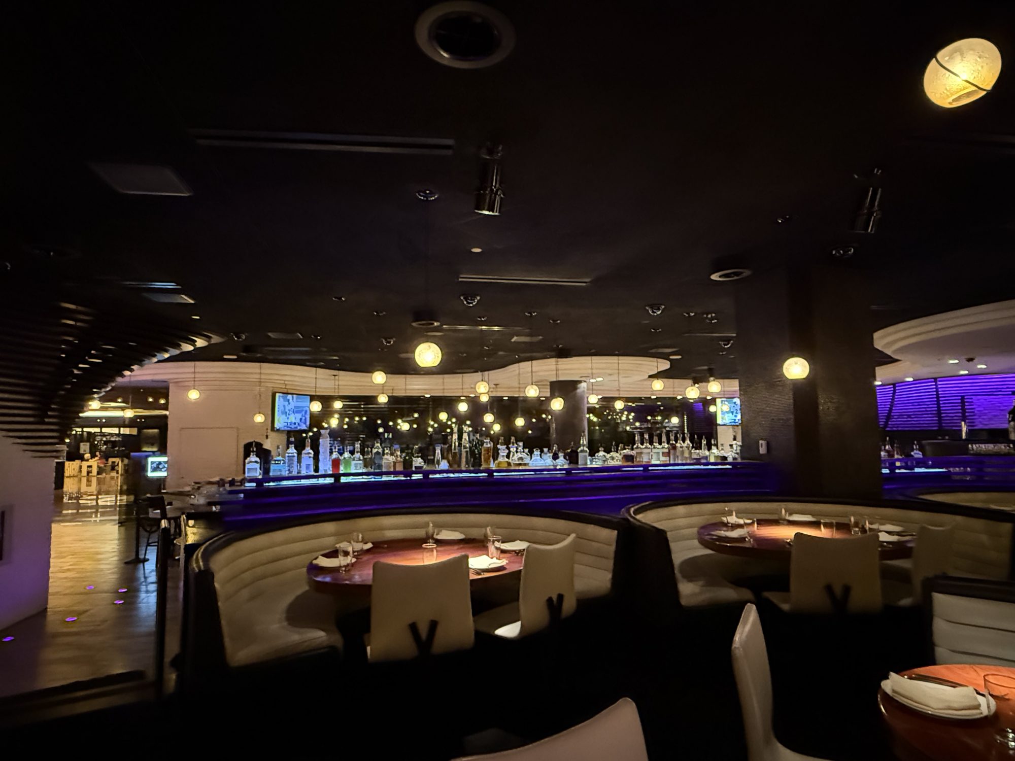 Innenansicht des STK Restaurants im Cosmopolitan